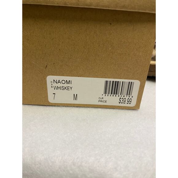 Axxiom Naomi Brown Strappy Wedge Sandals Size 7 - Picture 10 of 10